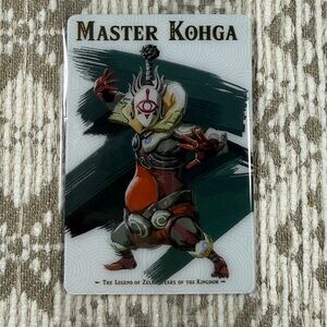 The Legend of Zelda Tears of the Kingdom Card Wafer Tin Koga Metallic Card